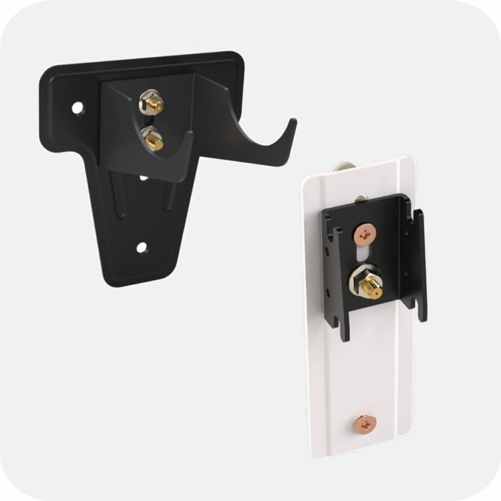 Heavy and medium duty radiator brackets