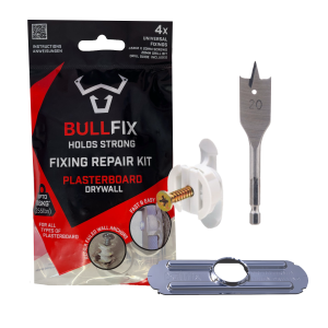 The repair kit lets you replace inferior failed fixings with a strong and long-lasting bullfix fixing