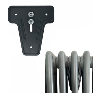 heavy duty radiator bracket with a radiator